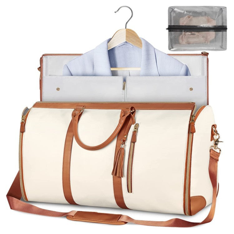 Foldable Garment Bag That Converts Into a Travel Duffle – Waterproof & Multi-Compartment