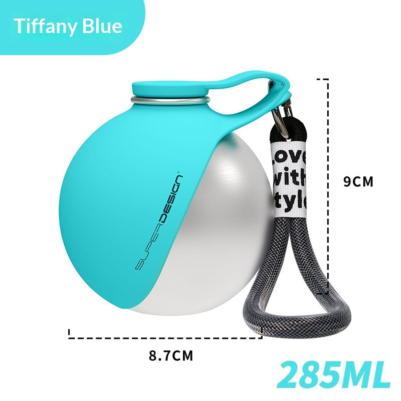 Portable Dog Watering Bowl — Ball-Shaped Travel Bottle for Dogs