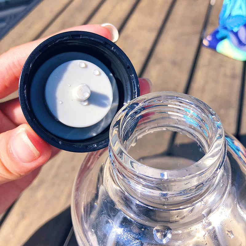 Color Changing Glass Water Bottle