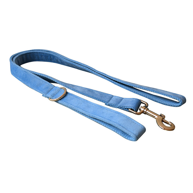 Luxe Velvet Pet Leash & Collar Set