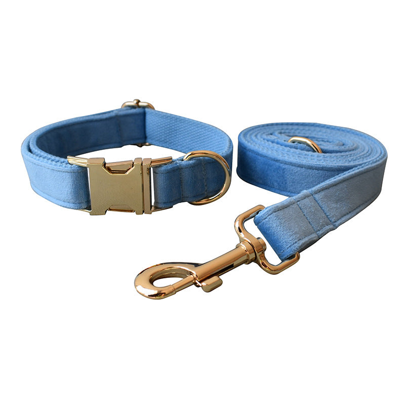 Luxe Velvet Pet Leash & Collar Set