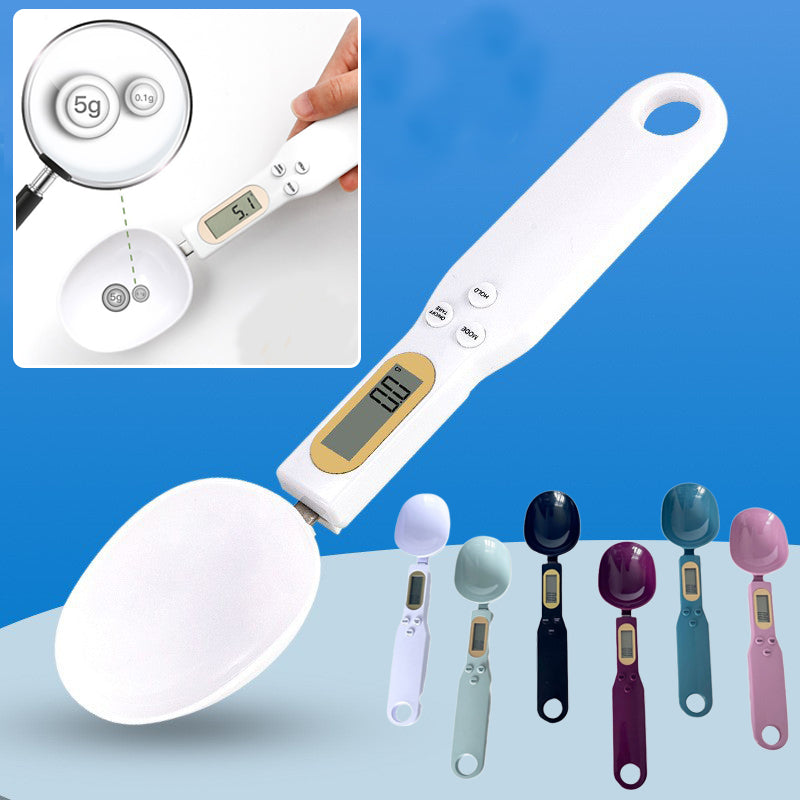 Compact Measuring Spoon Scale – Precision Kitchen Scale (500g/0.1g)