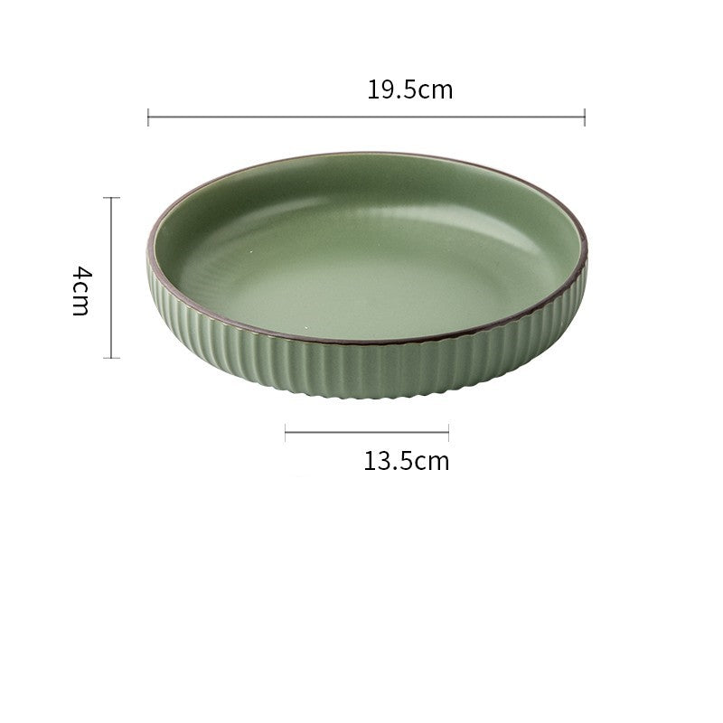 Vintage Ceramic Stir-fry & Salad Plate