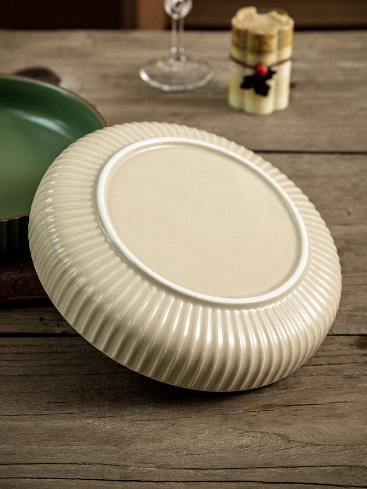 Vintage Ceramic Stir-fry & Salad Plate