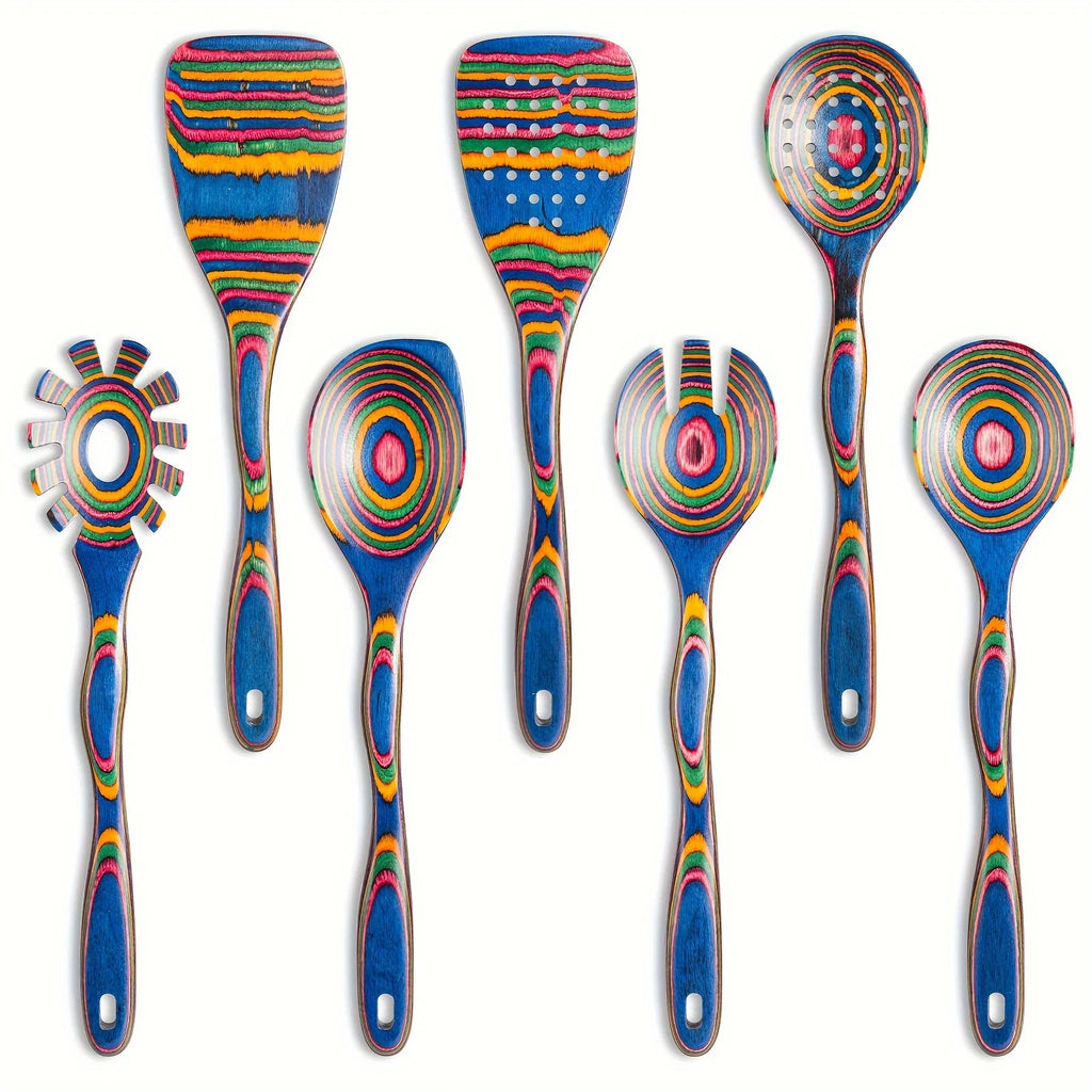 7pc. Artisan Wood Cooking Utensil Set