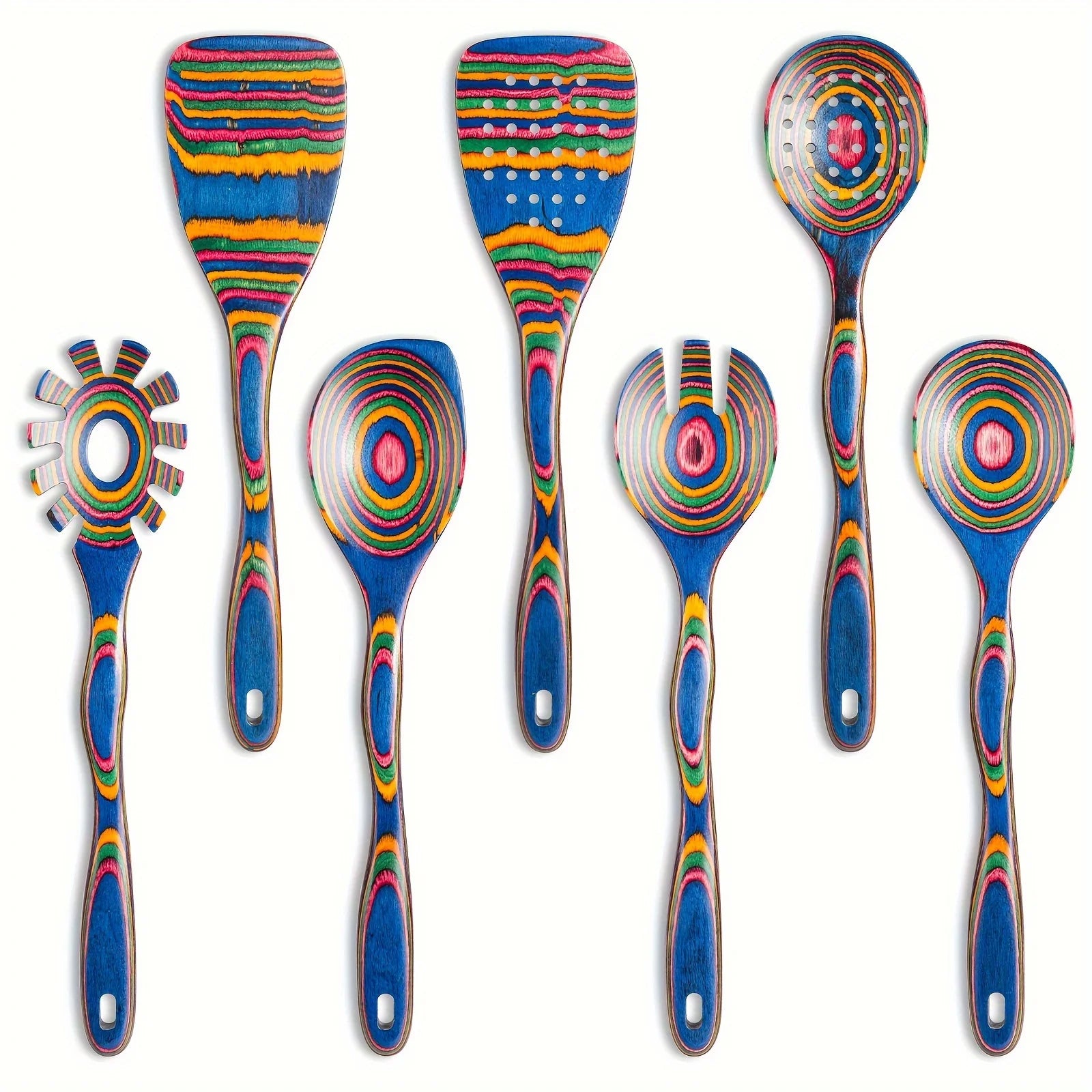 7pc. Artisan Wood Cooking Utensil Set