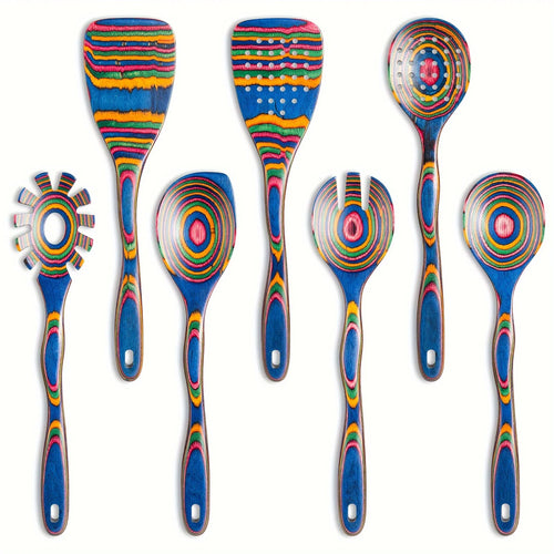7pc. Artisan Wood Cooking Utensil Set