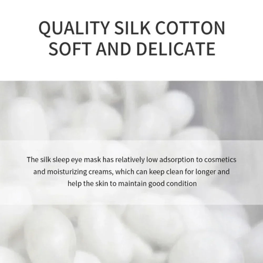 Silky Sleep Mask Set, 4 Piece Eye Mask with Headband, Hair Tie and Storage Bag