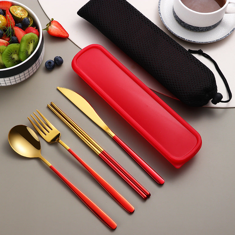 Travel Cutlery Set with Case