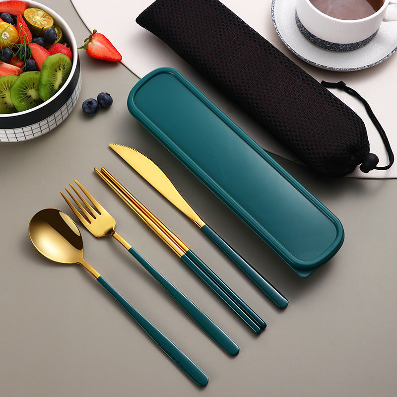 Travel Cutlery Set with Case
