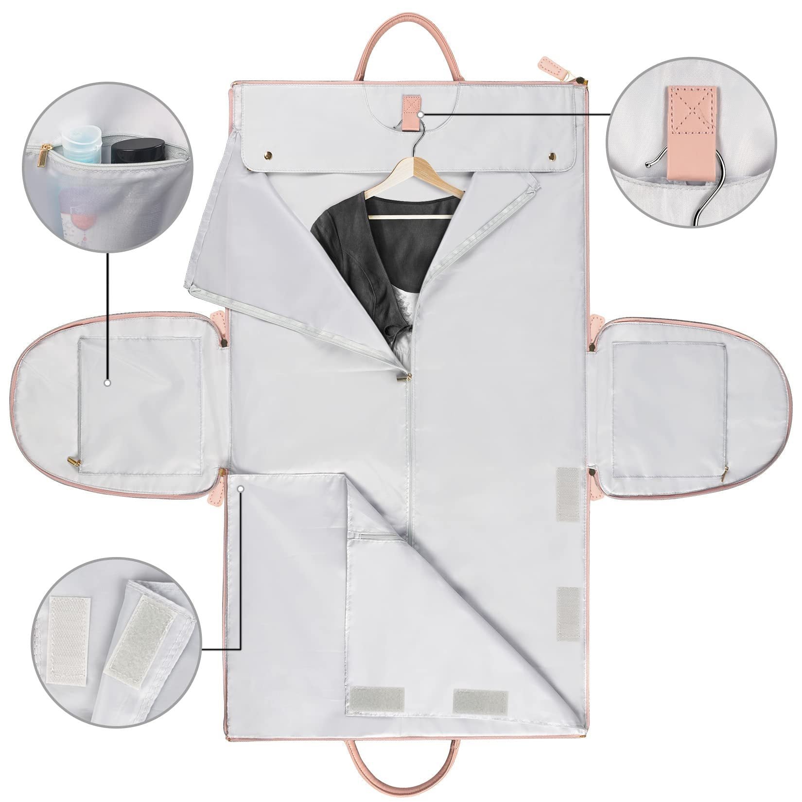 Foldable Garment Bag That Converts Into a Travel Duffle – Waterproof & Multi-Compartment